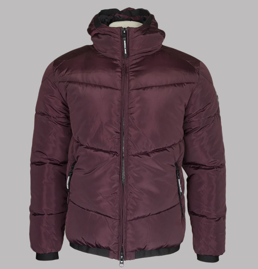 Marshall Artist Paninaro Bubble Jacket Bordeaux