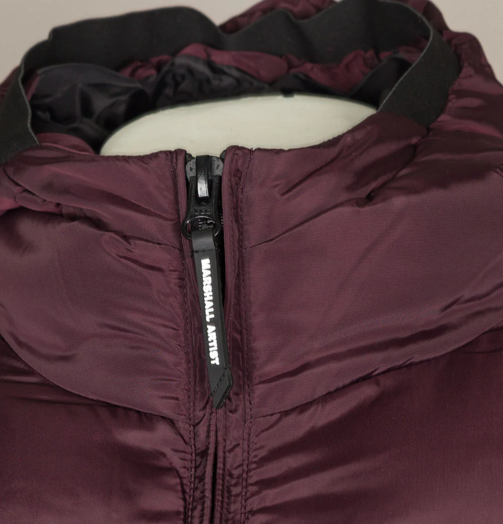 Marshall Artist Paninaro Bubble Jacket Bordeaux - Image 4