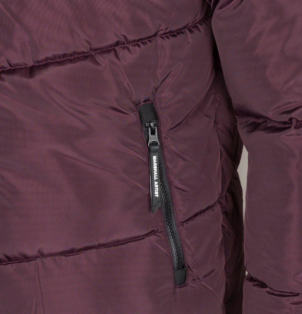 Marshall Artist Paninaro Bubble Jacket Bordeaux - Image 5