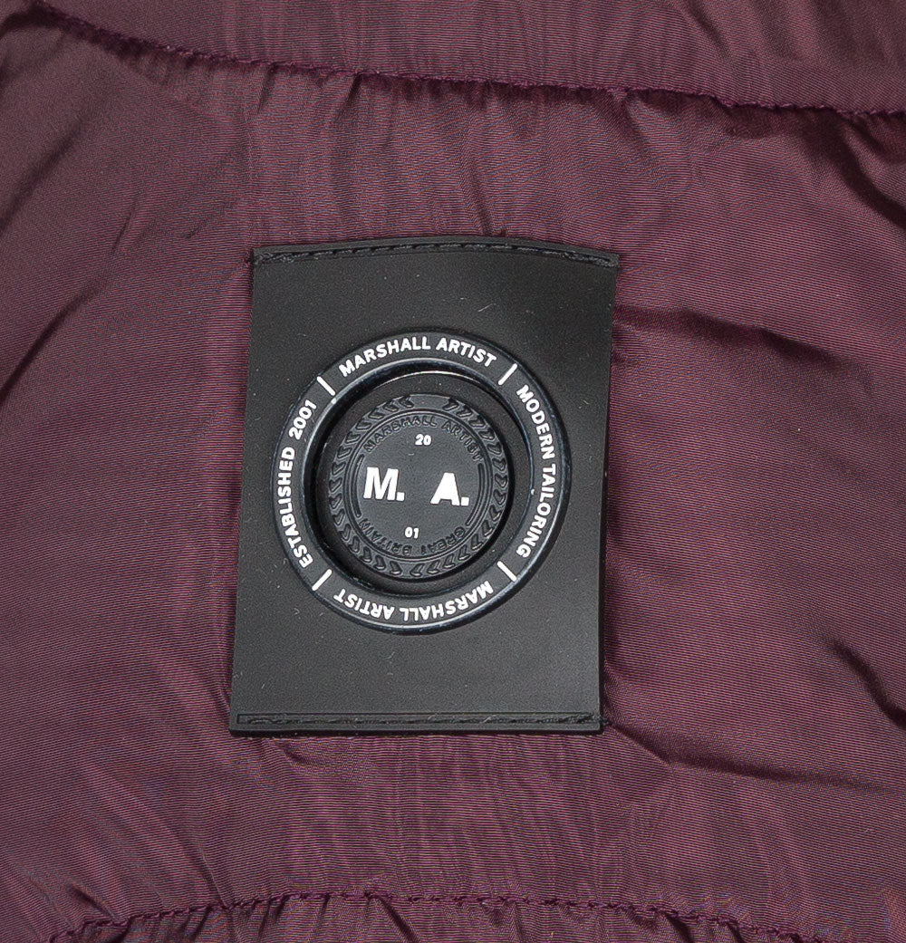 Marshall Artist Paninaro Bubble Jacket Bordeaux - Image 6