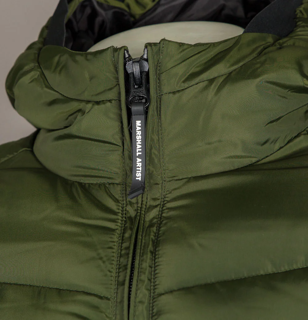 Marshall Artist Paninaro Bubble Jacket Khaki - Image 4