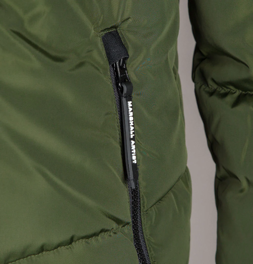 Marshall Artist Paninaro Bubble Jacket Khaki - Image 5