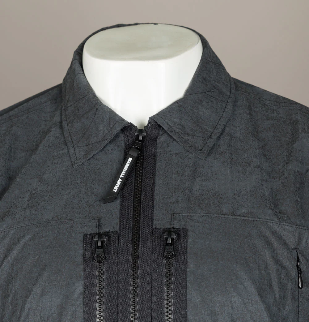 Marshall Artist Reflective Overshirt Black - Image 3