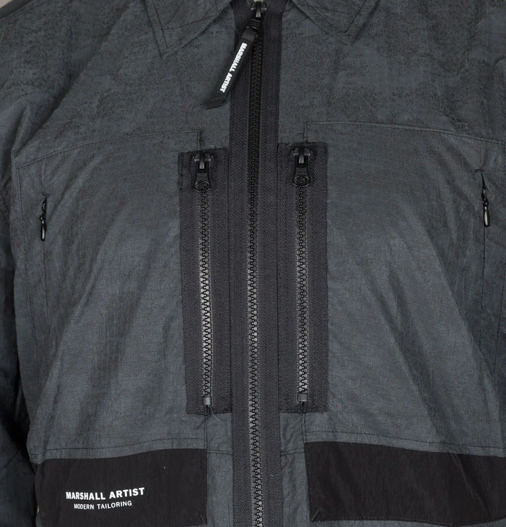 Marshall Artist Reflective Overshirt Black - Image 4
