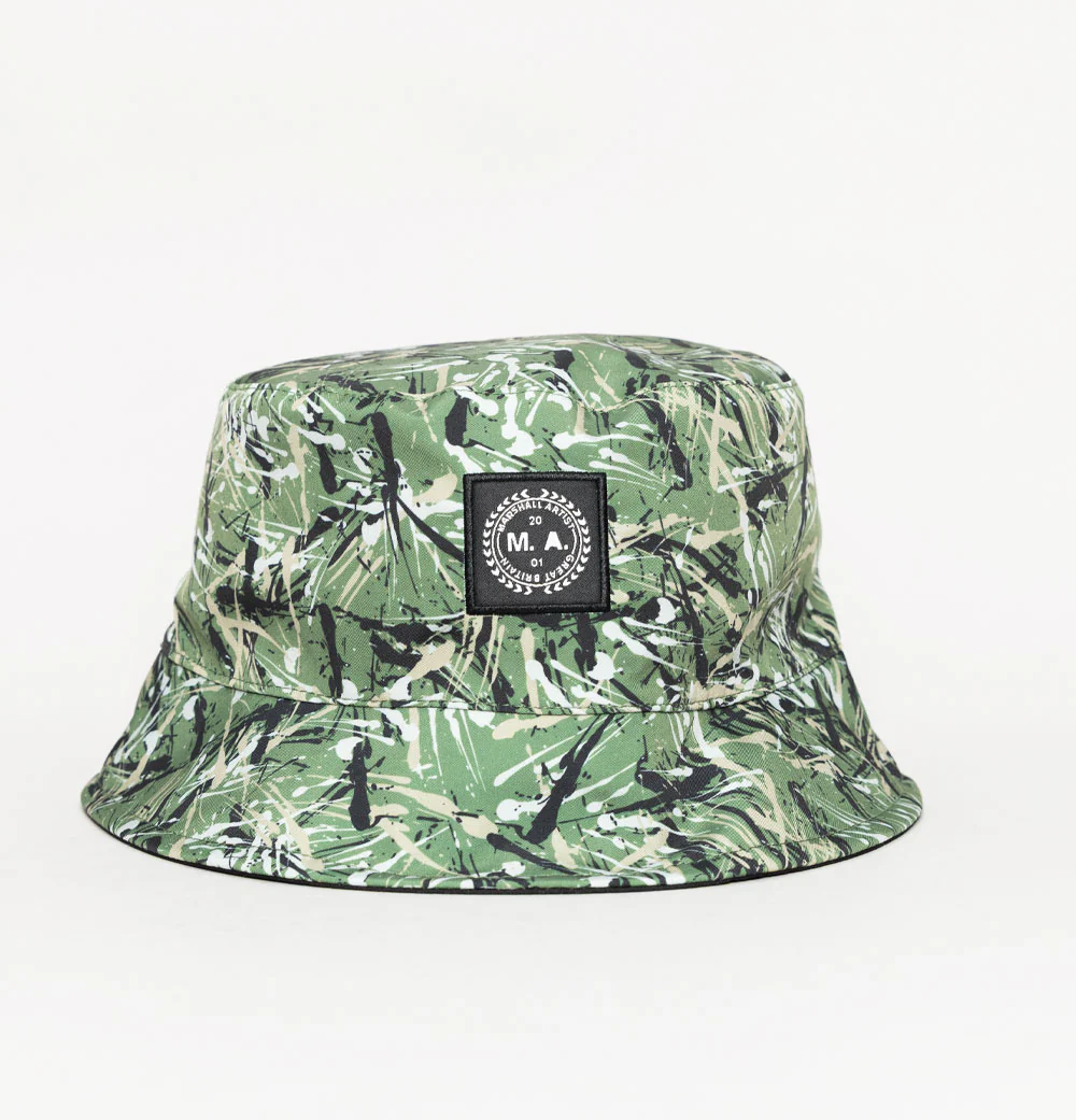 Marshall Artist Reversible Bucket Hat Black