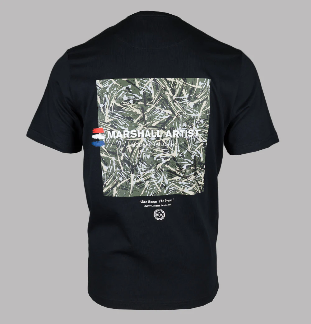 Marshall Artist She Bangs The Drums T-Shirt Black - Image 2