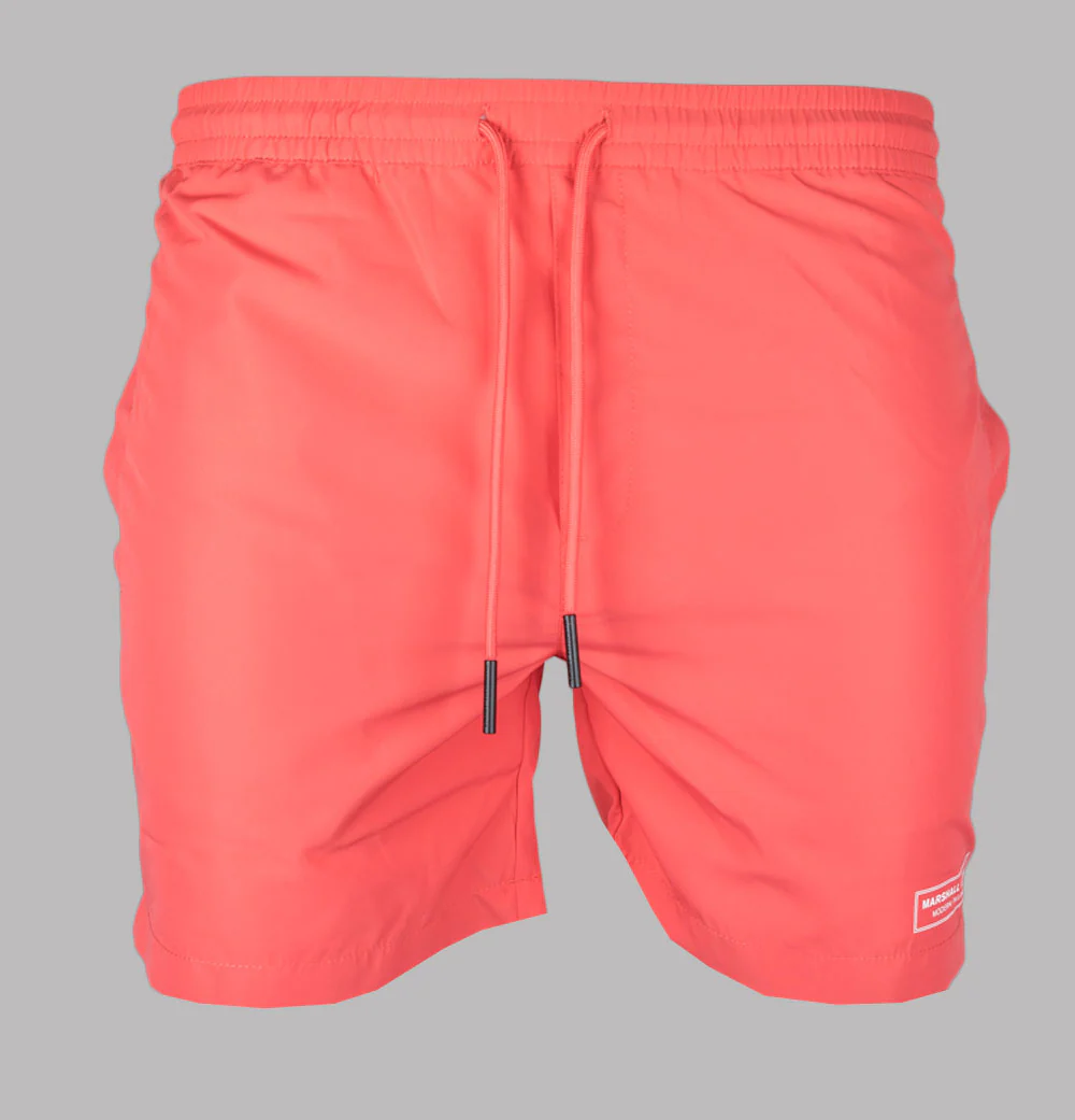Marshall Artist Signature Swim Shorts Coral - Image 2
