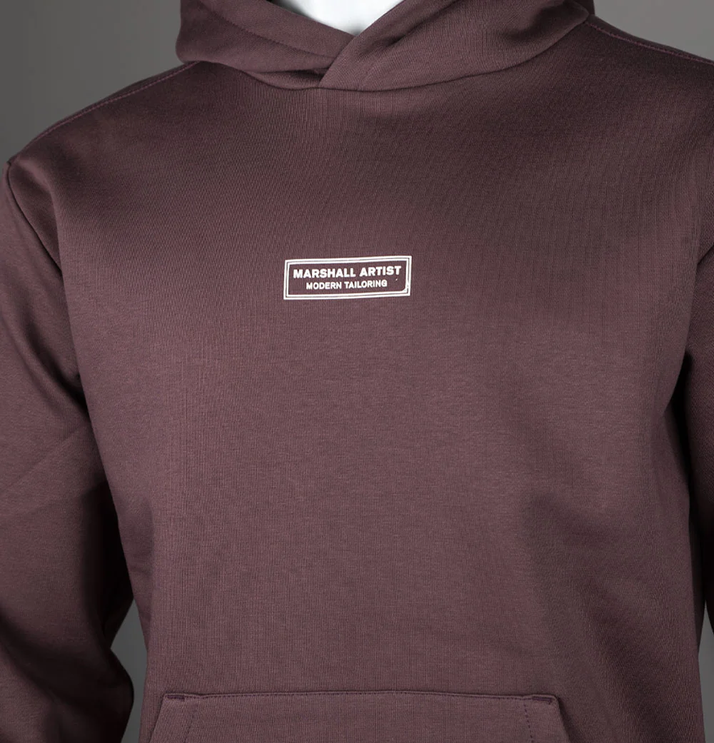 Marshall Artist Siren Box Logo OTH Hoodie Fig - Image 3