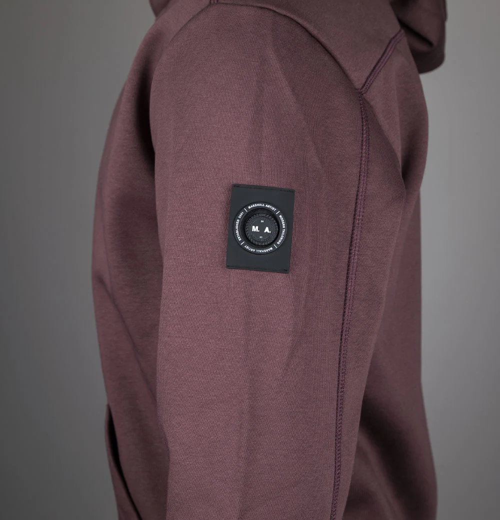 Marshall Artist Siren Box Logo OTH Hoodie Fig - Image 5