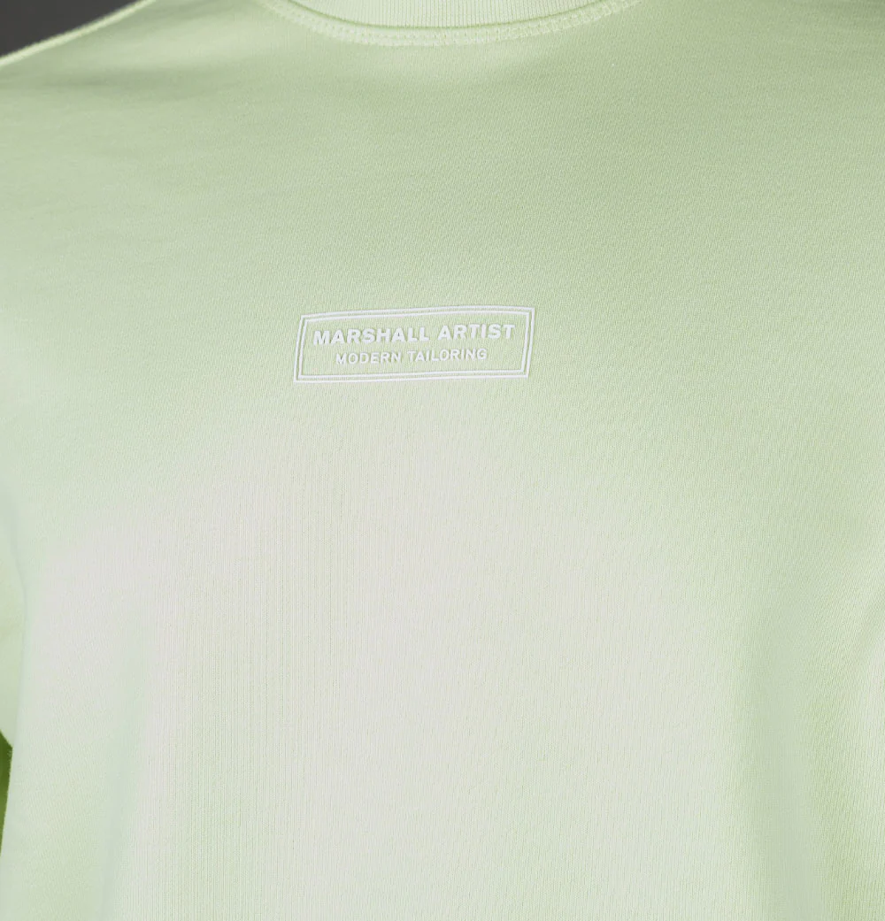 Marshall Artist Siren Box Logo Sweatshirt Lime - Image 3