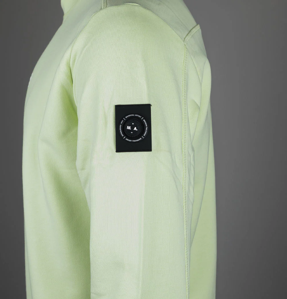 Marshall Artist Siren Box Logo Sweatshirt Lime - Image 4