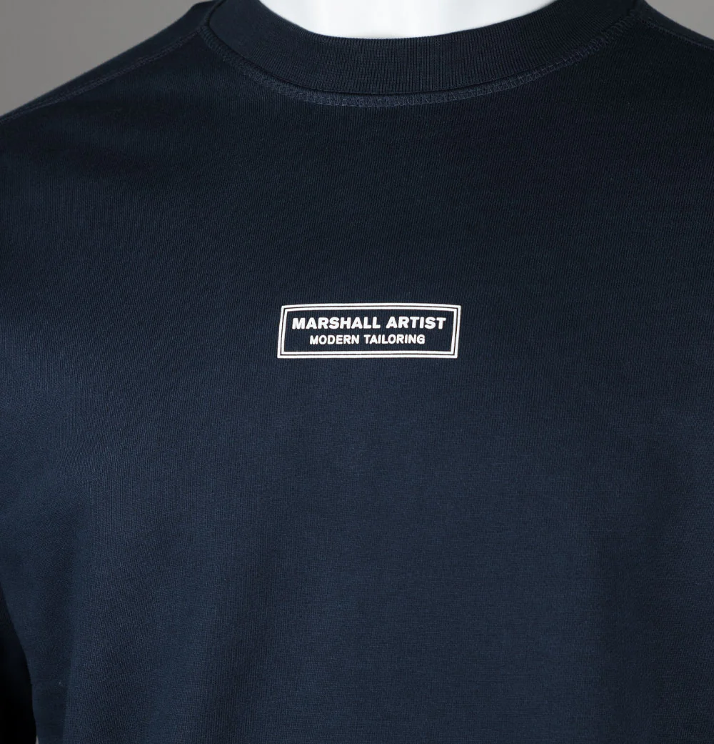 Marshall Artist Siren Box Logo Sweatshirt Navy - Image 3