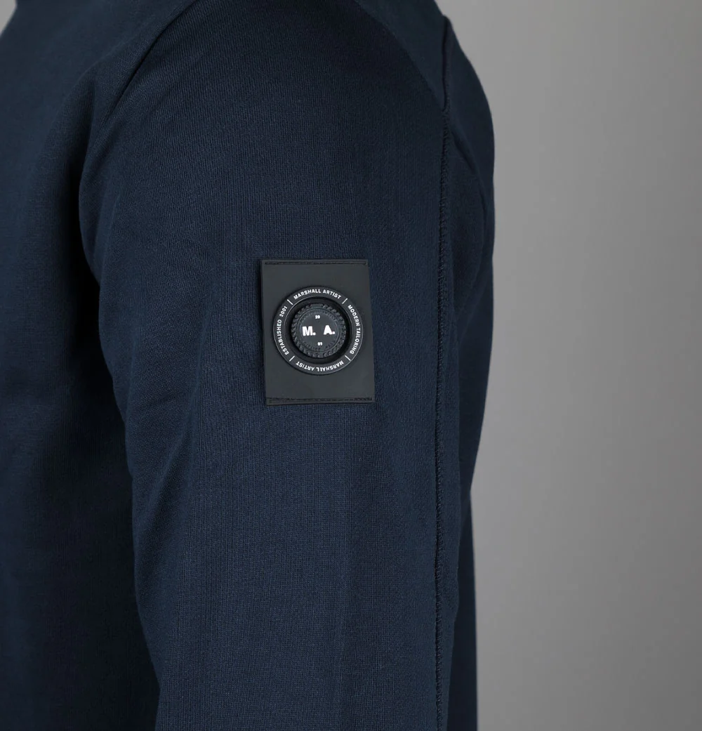 Marshall Artist Siren Box Logo Sweatshirt Navy - Image 4