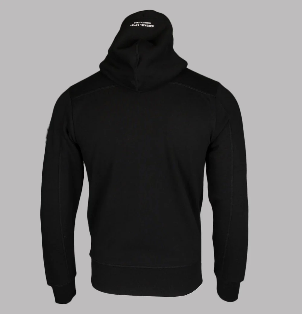 Marshall Artist Siren Full Zip Hooded Sweatshirt Black - Image 2