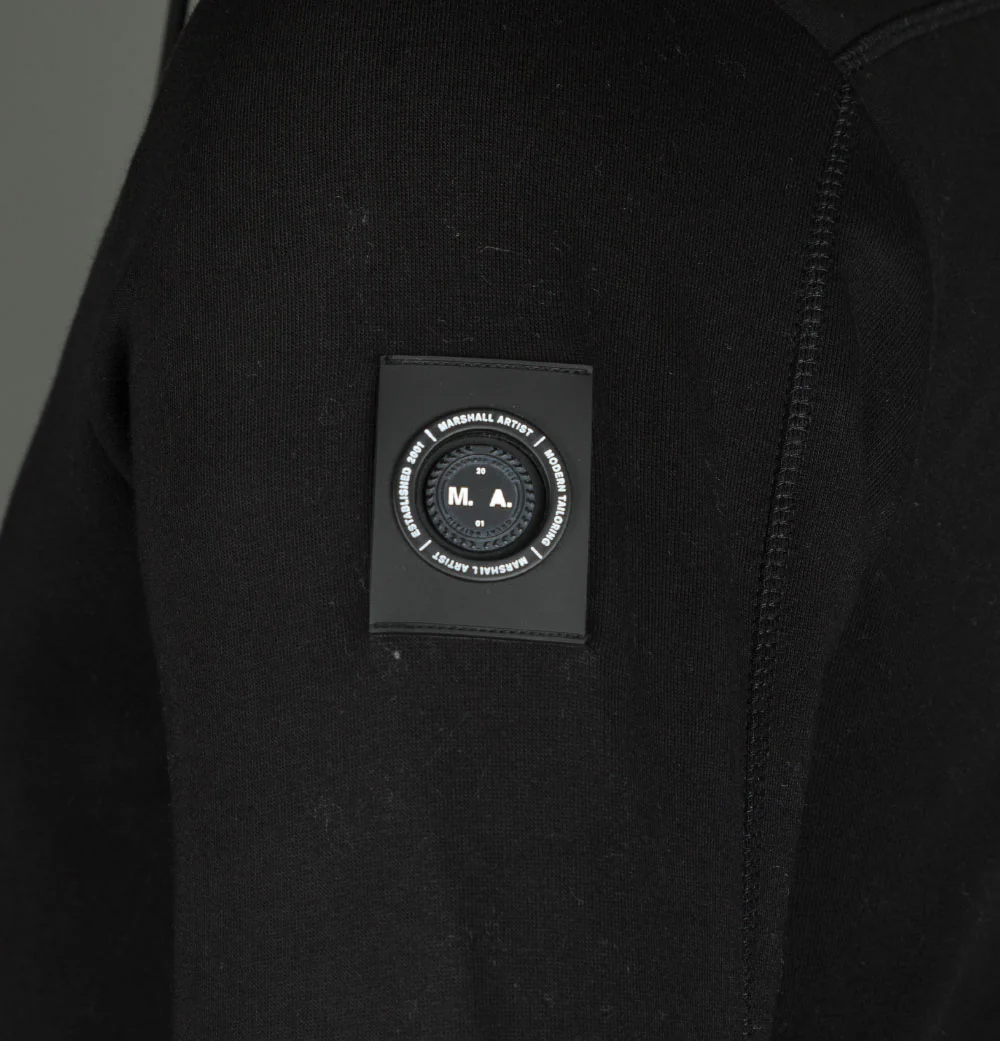 Marshall Artist Siren Full Zip Hooded Sweatshirt Black - Image 5