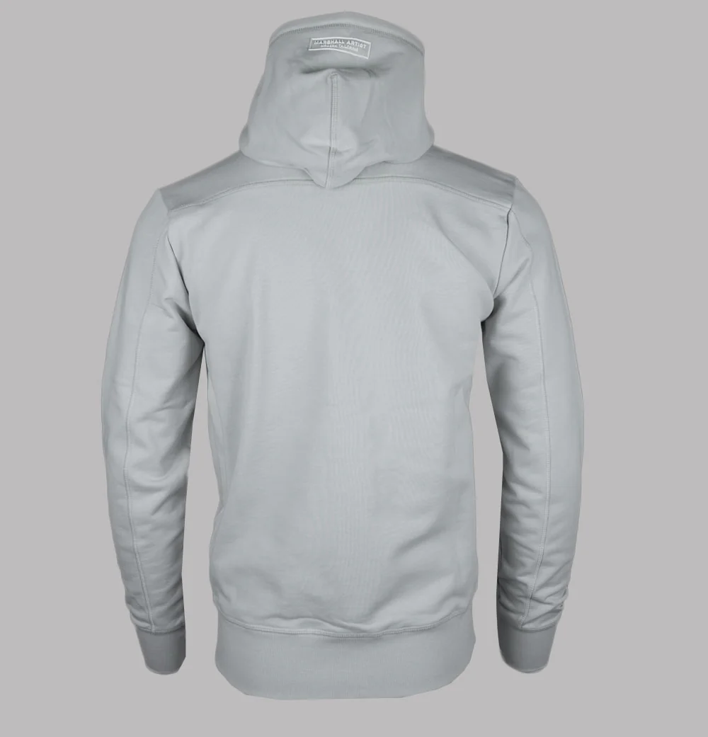 Marshall Artist Siren Full Zip Hooded Sweatshirt Dove Grey - Image 2