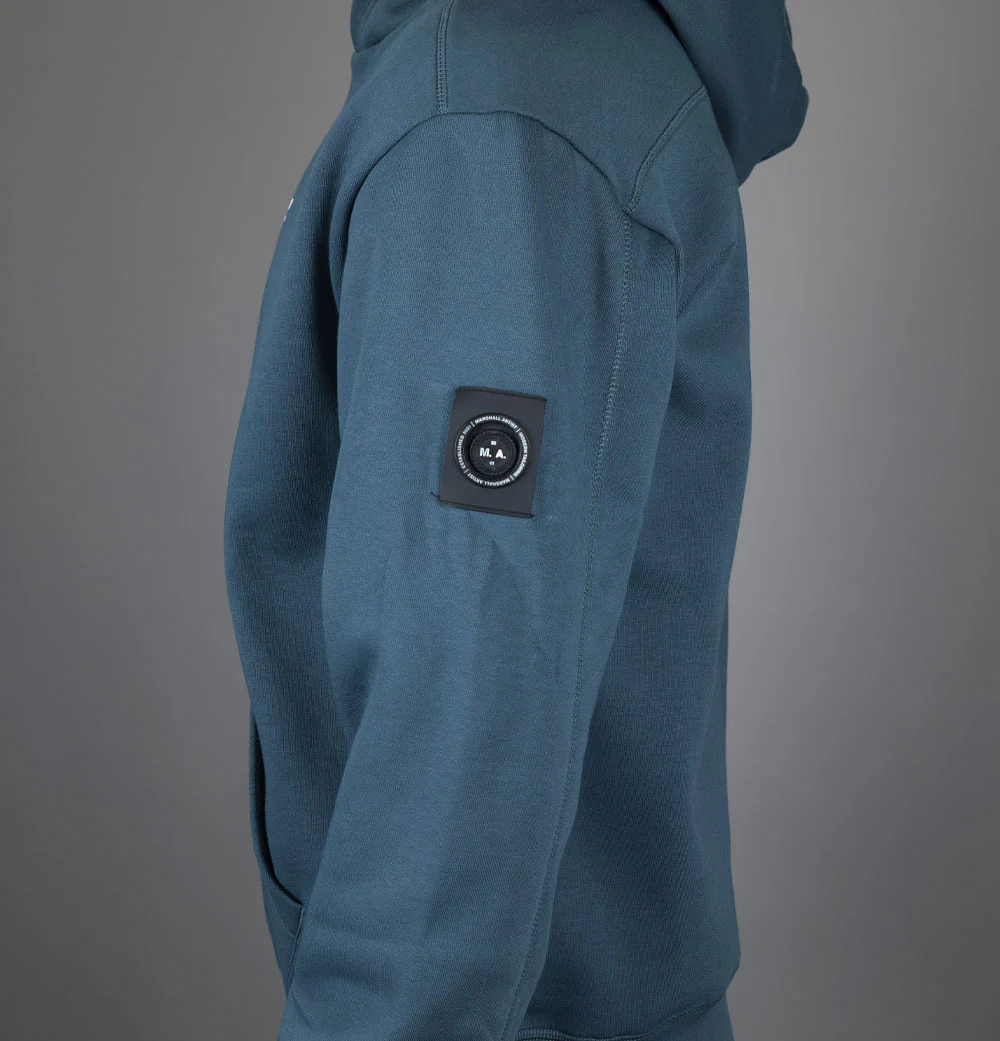 Marshall Artist Siren Hoodie Slate Blue - Image 4
