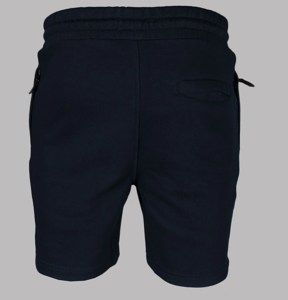 Marshall Artist Siren Zip Jogger Shorts Navy Blue - Image 3
