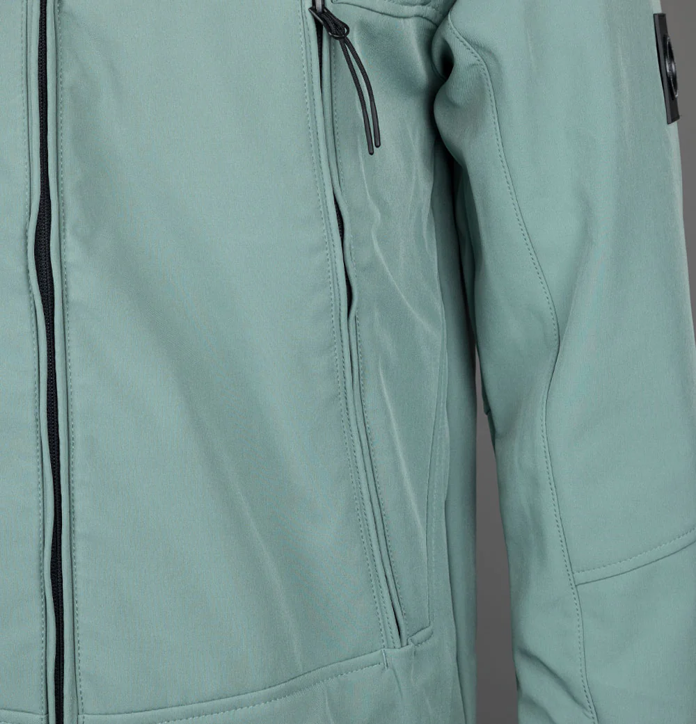 Marshall Artist Softshell Hooded Jacket Oxide Green - Image 4