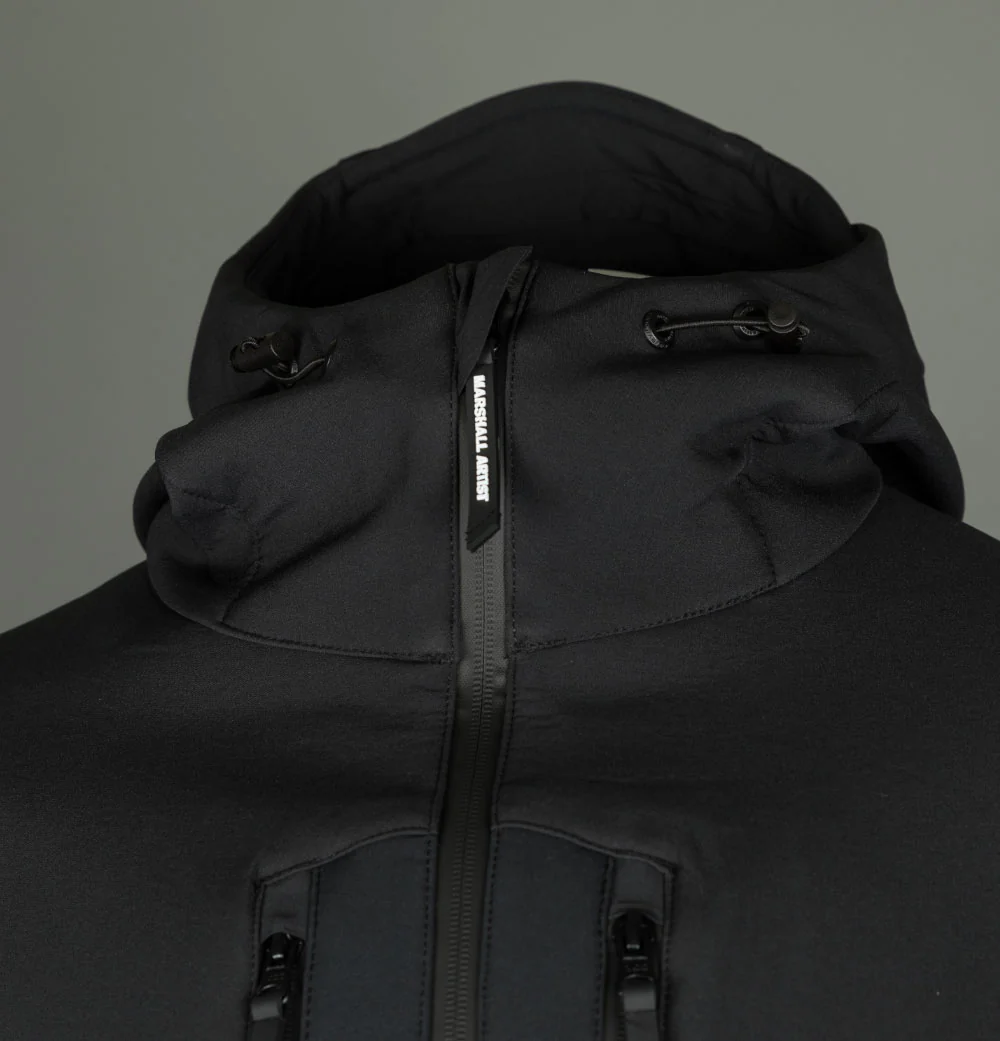 Marshall Artist Softshell Jacket Black/Black - Image 3