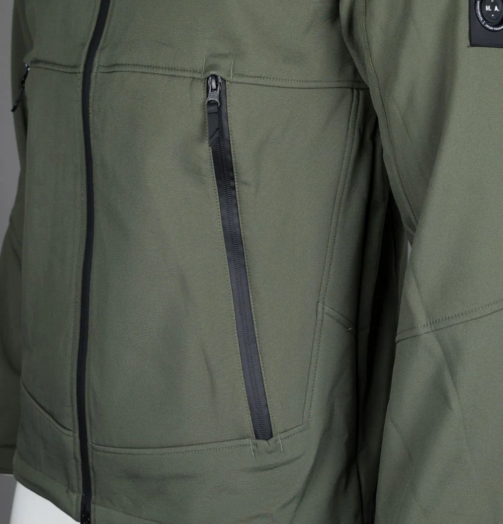 Marshall Artist Softshell Jacket Khaki - Image 4