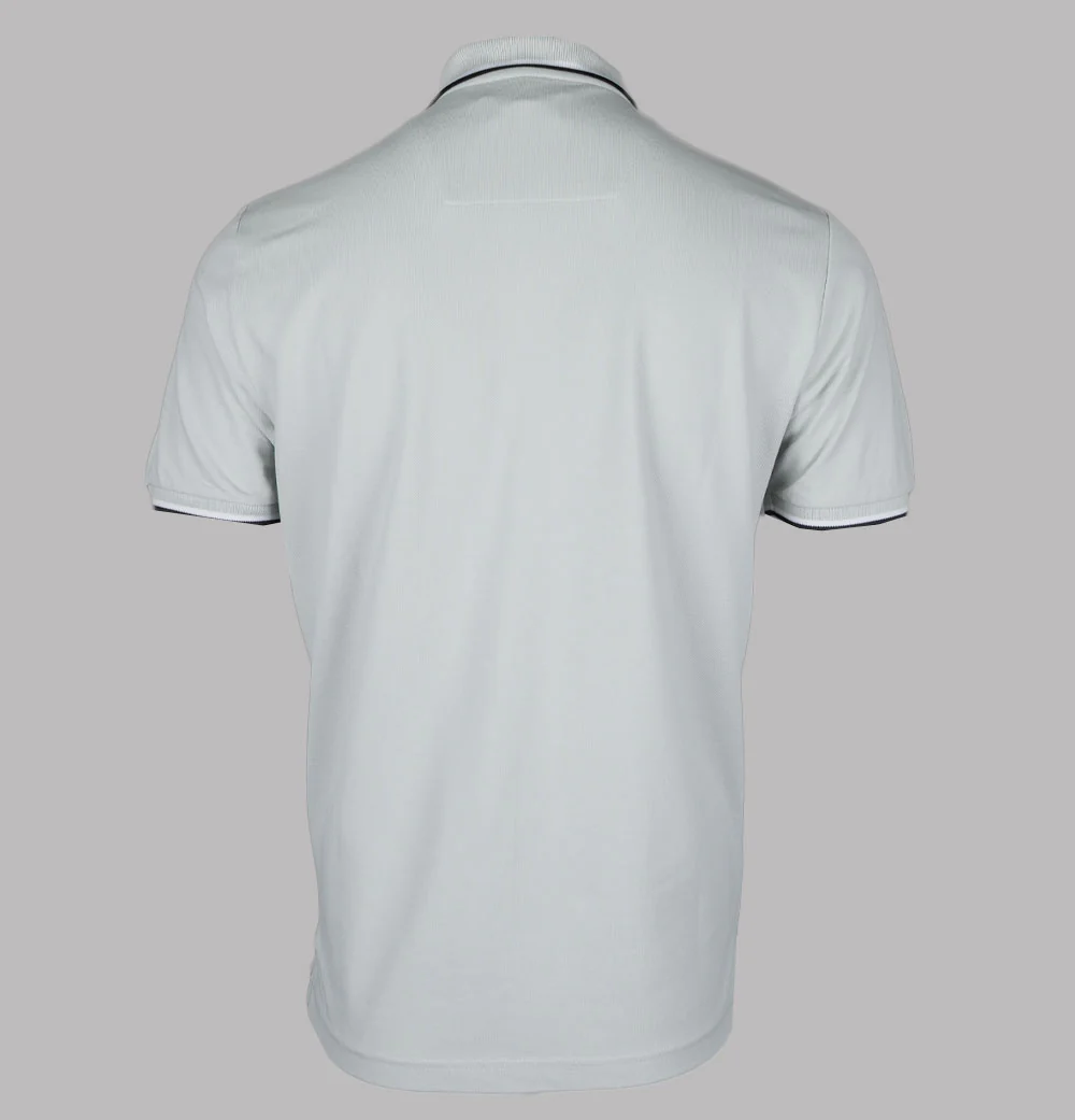 Marshall Artist Tipped Polo Shirt Dove Grey - Image 2
