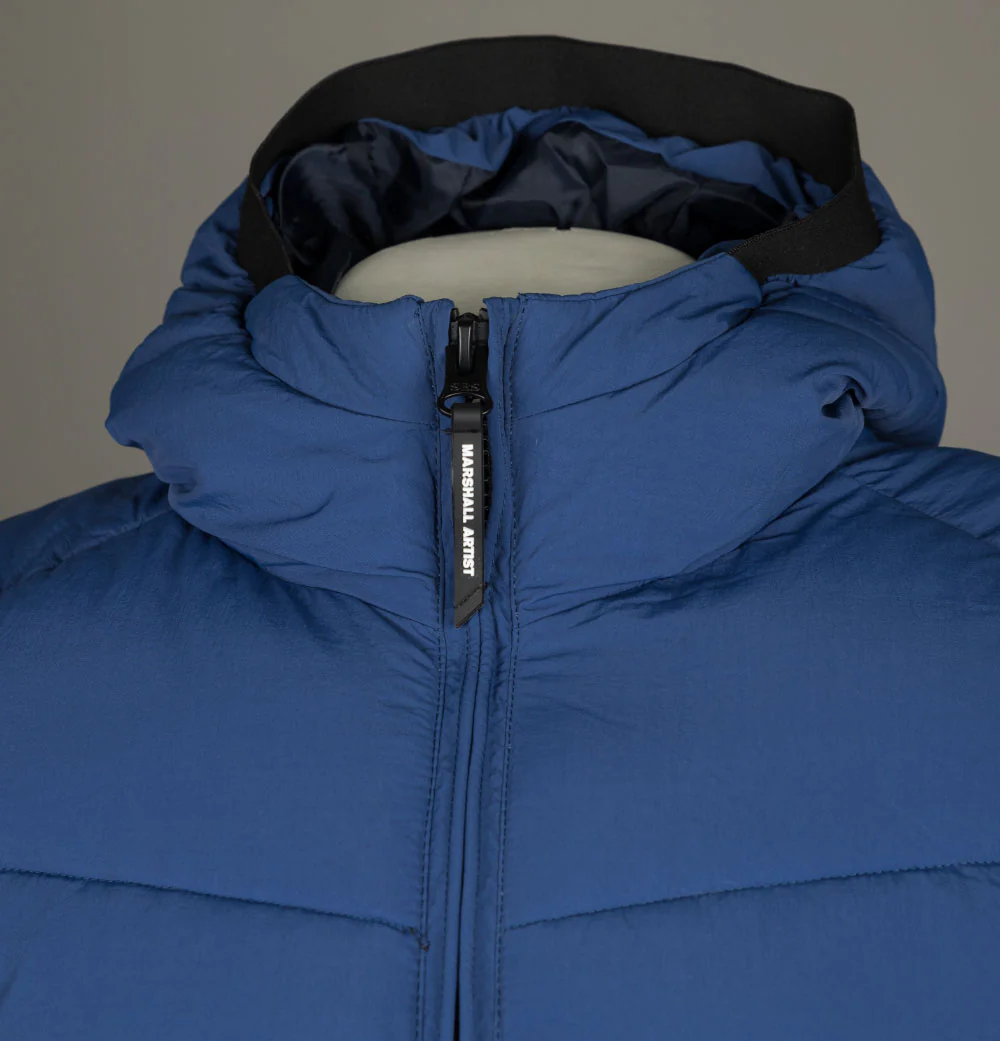 Marshall Artist Transalpino Bubble Jacket French Navy - Image 4