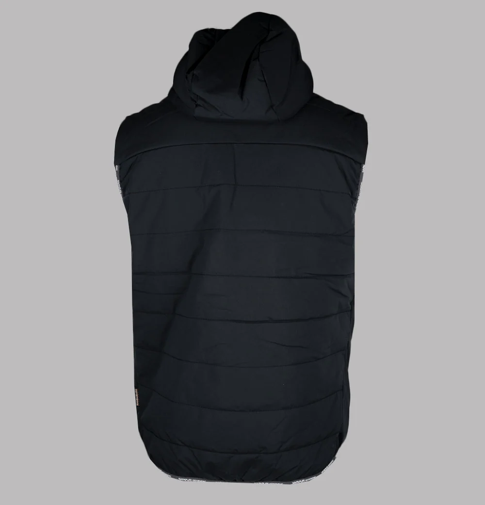 Napapijri A-Huron Hooded Gilet Black - Image 2