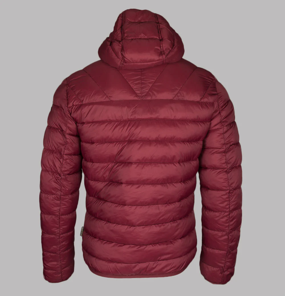 Napapijri Aerons Hooded Quilted Jacket Bordeaux - Image 2