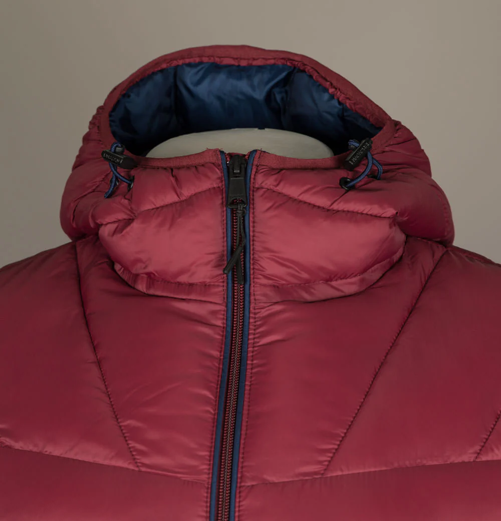 Napapijri Aerons Hooded Quilted Jacket Bordeaux - Image 4