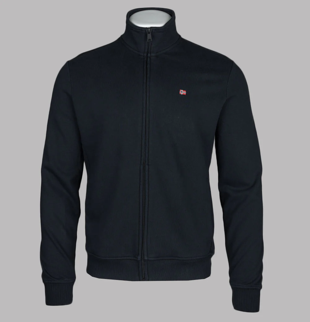 Napapijri Balis Full Zip Up Sweatshirt Black