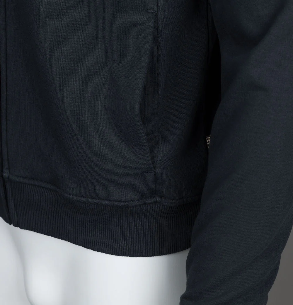 Napapijri Balis Full Zip Up Sweatshirt Black - Image 5