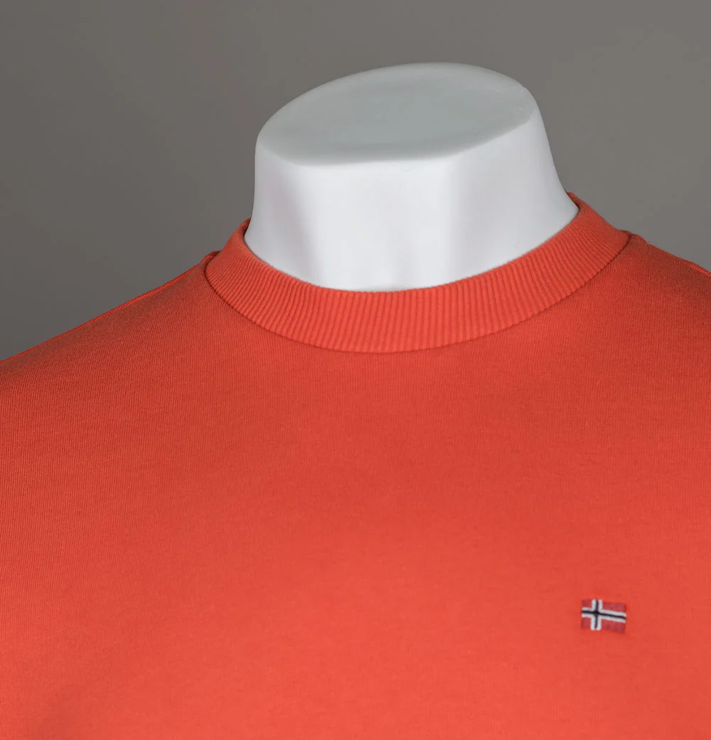 Napapijri Balis Sweatshirt Red Rust - Image 3