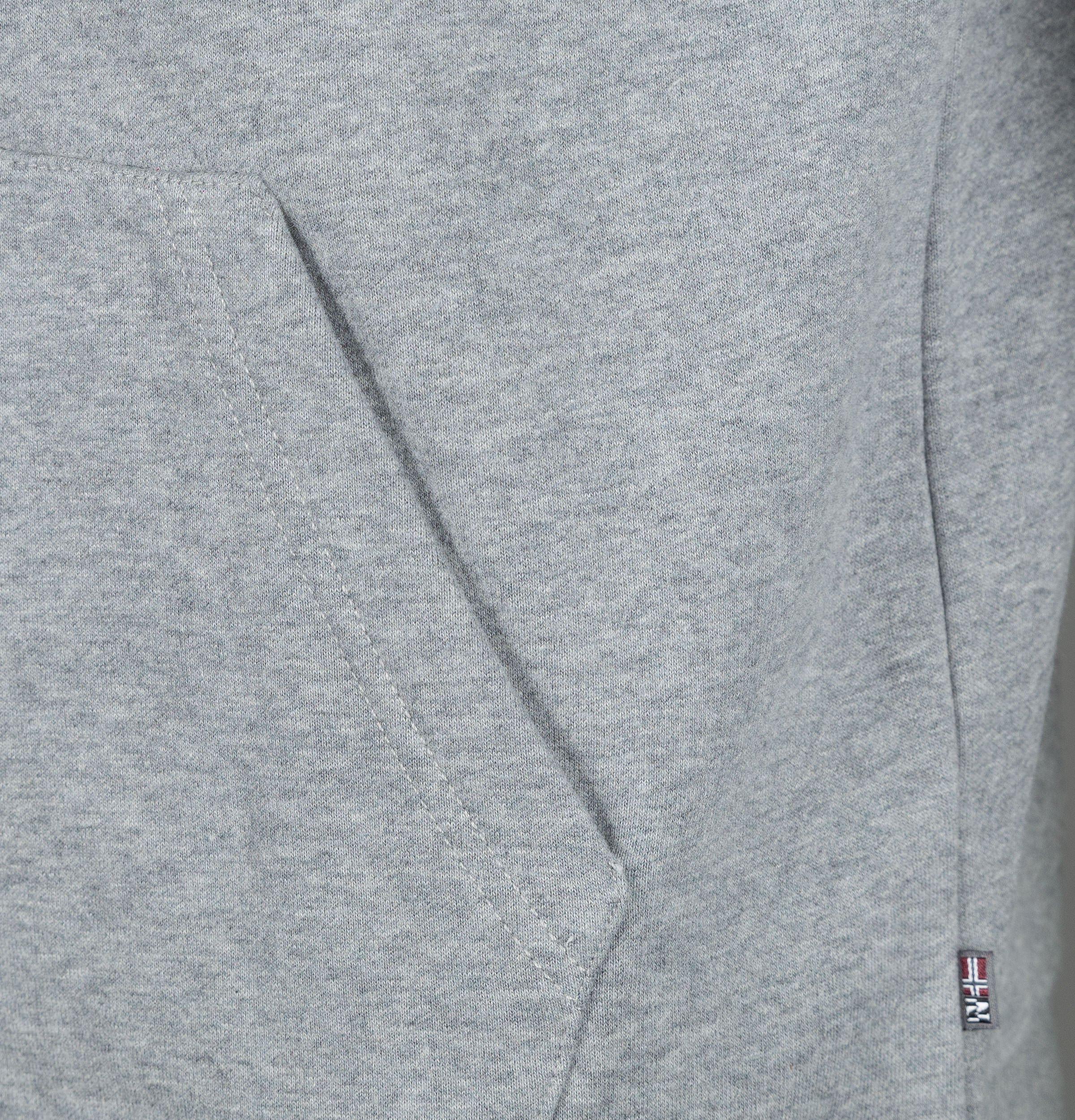 Napapijri Berthow Hoodie Medium Grey - Image 5