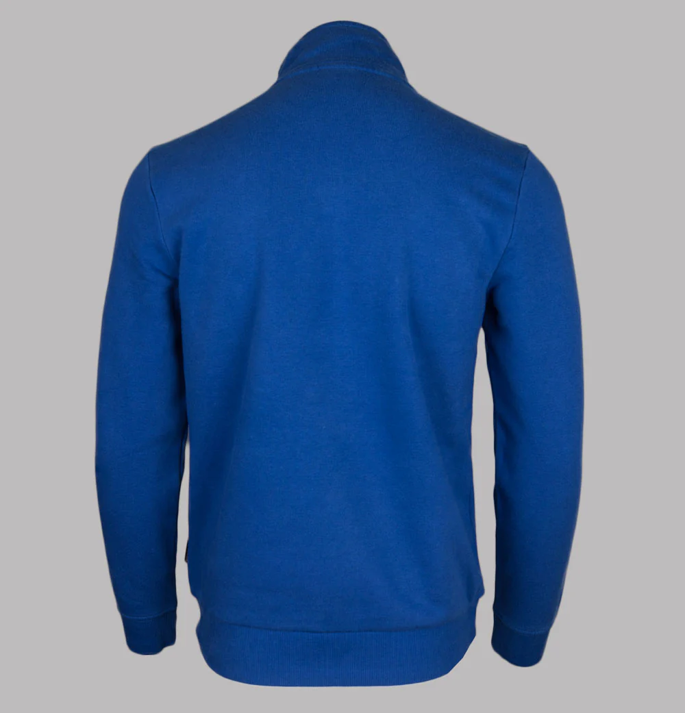 Napapijri Burgee Half Zip Sweatshirt Blue Mazarine - Image 2