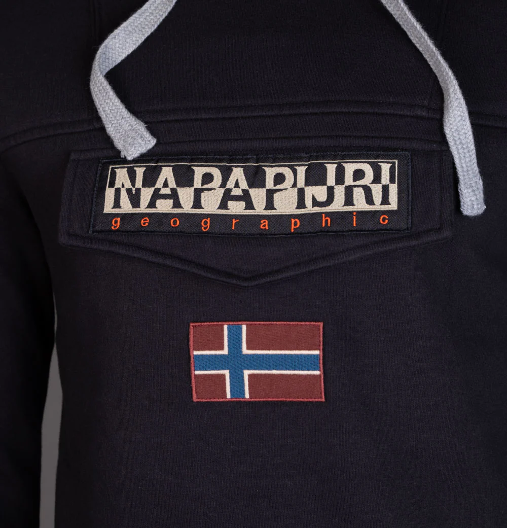 Napapijri Burgee Winter Hoodie Black - Image 3