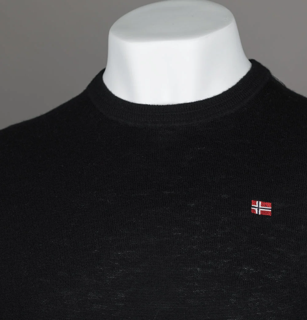 Napapijri Damavand Merino Wool Sweater Black - Image 4