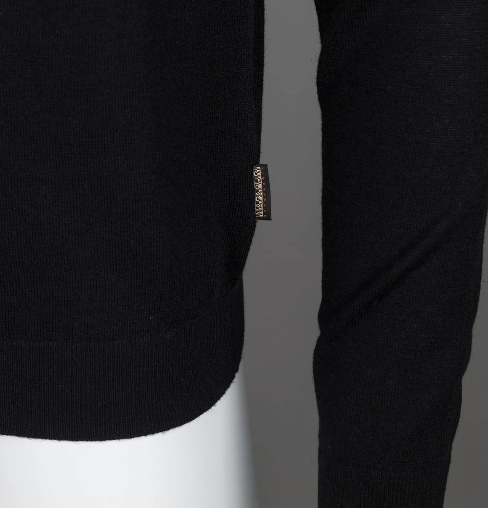 Napapijri Damavand Merino Wool Sweater Black - Image 6