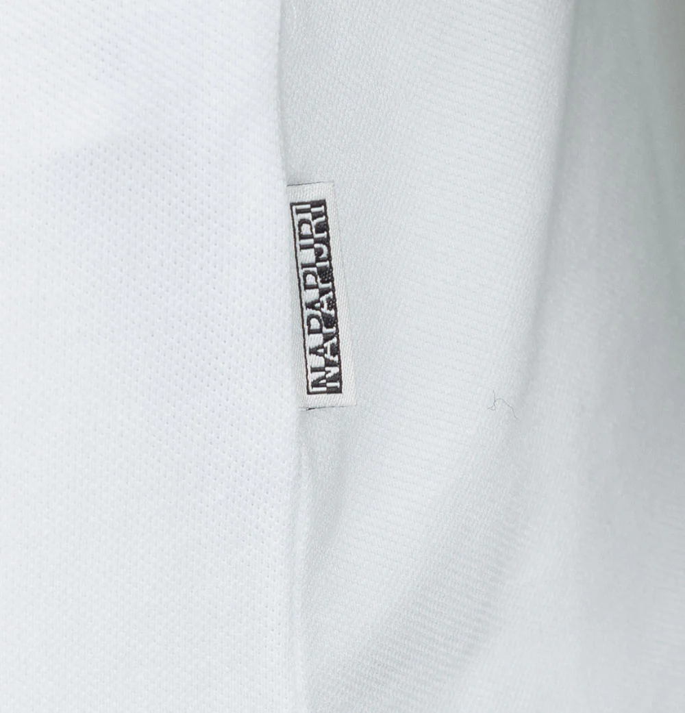 Napapijri Ealis Polo Shirt Bright White - Image 5
