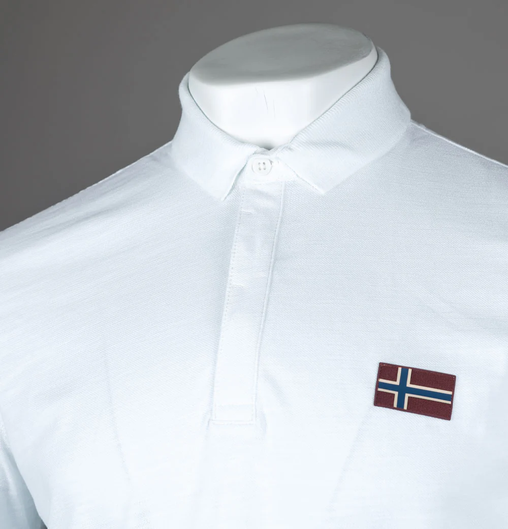Napapijri Ebea Polo Shirt Bright White - Image 3