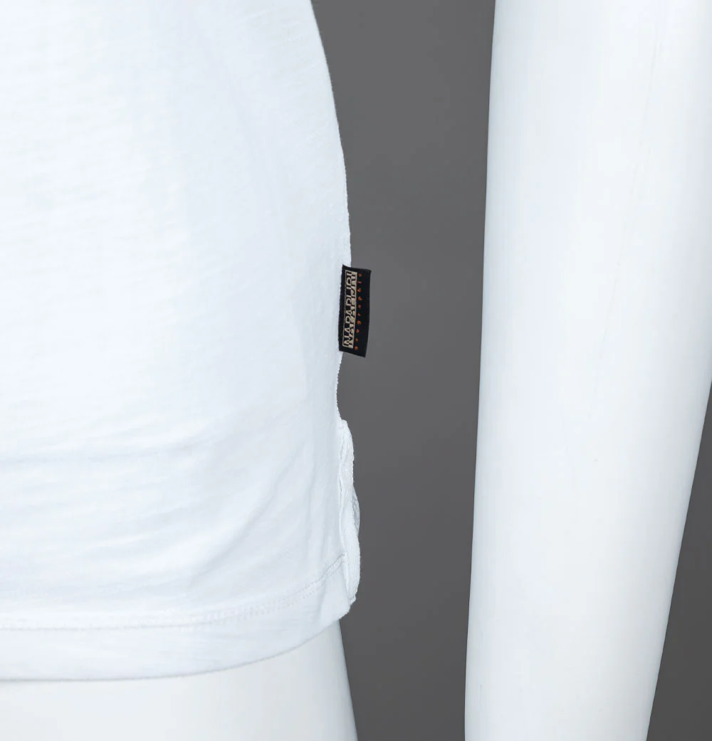 Napapijri Ebea Polo Shirt Bright White - Image 5