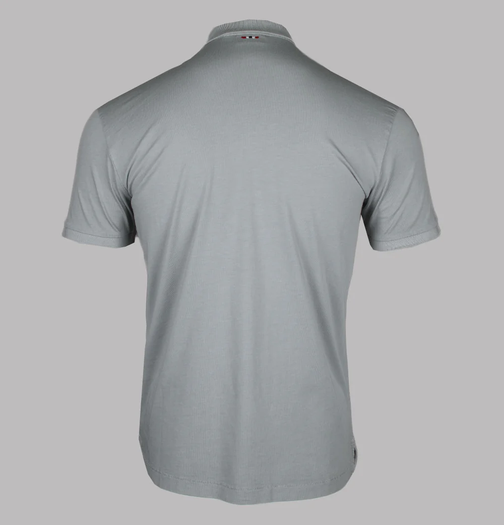 Napapijri Elbas Jersey Polo Shirt Ultimate Grey - Image 2