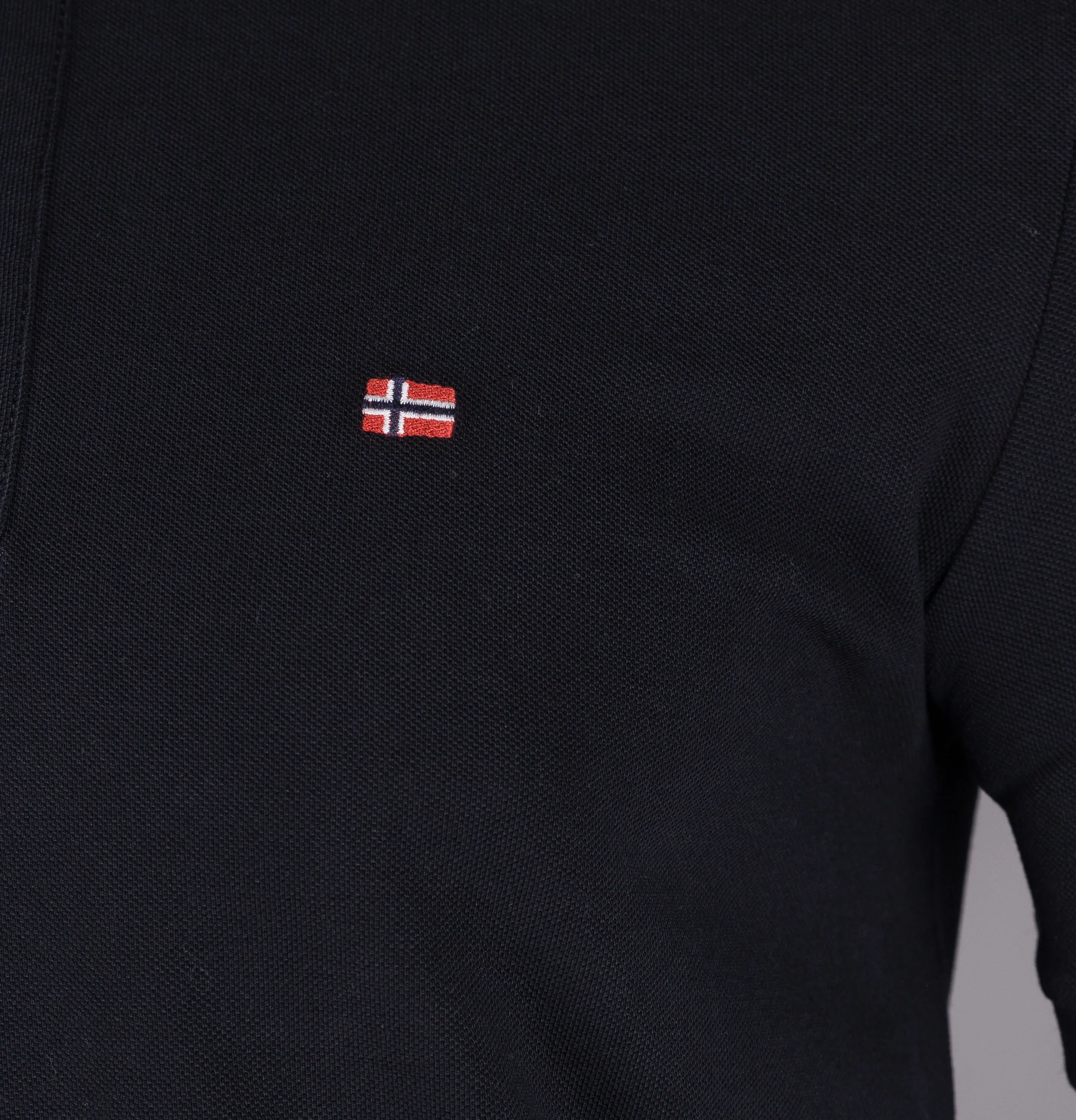 Napapijri Enoos Short Sleeve Polo Shirt Black - Image 6