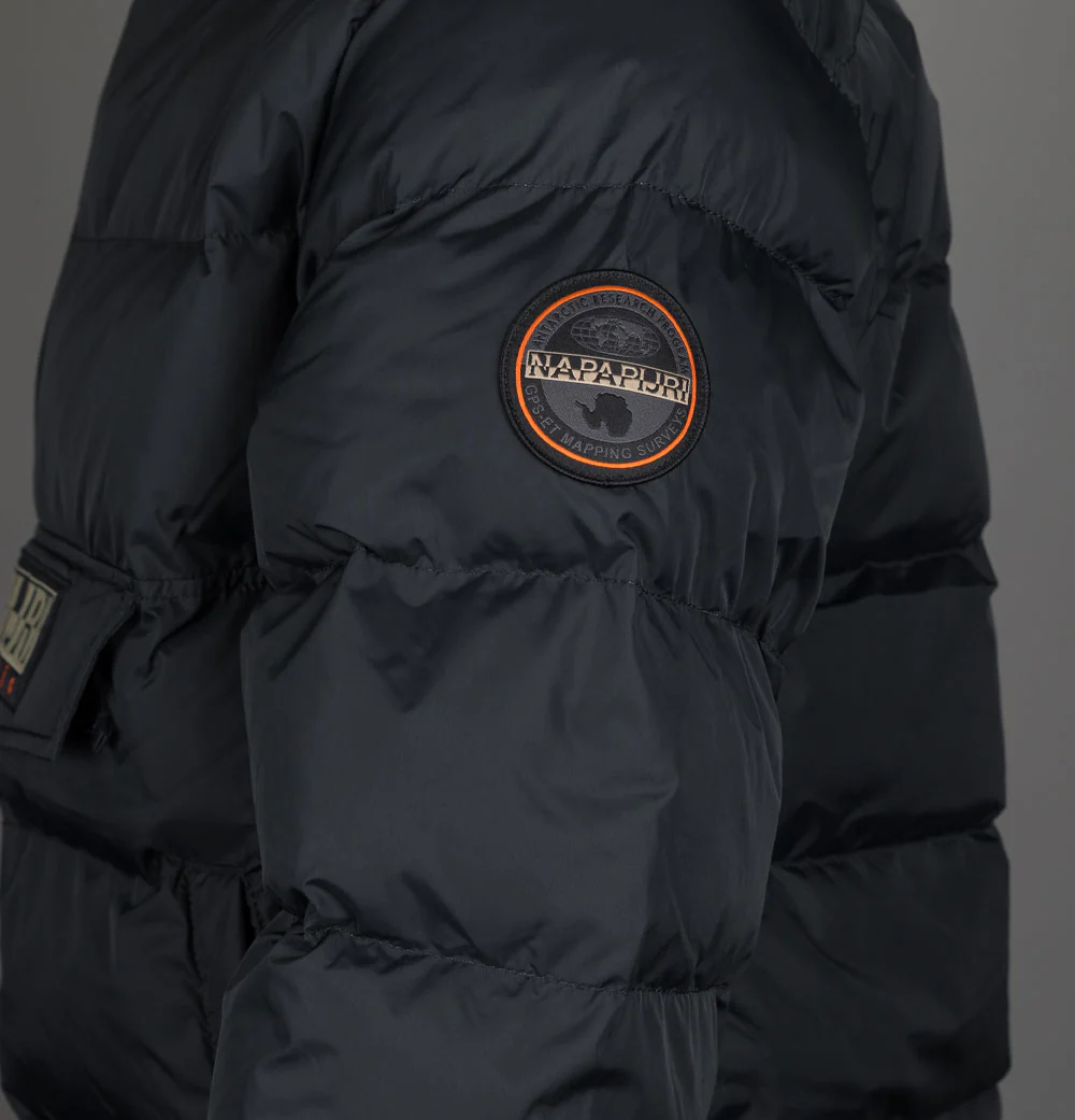 Napapijri Rainforest Padded Puffer Jacket Black - Image 6