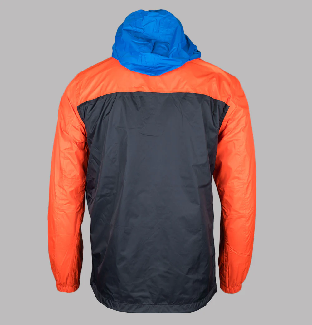 Napapijri Rainforest Ripstop Anorak Jacket Black/Orange/Blue - Image 2