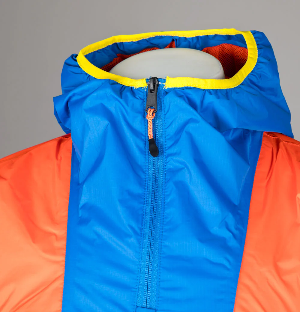 Napapijri Rainforest Ripstop Anorak Jacket Black/Orange/Blue - Image 3