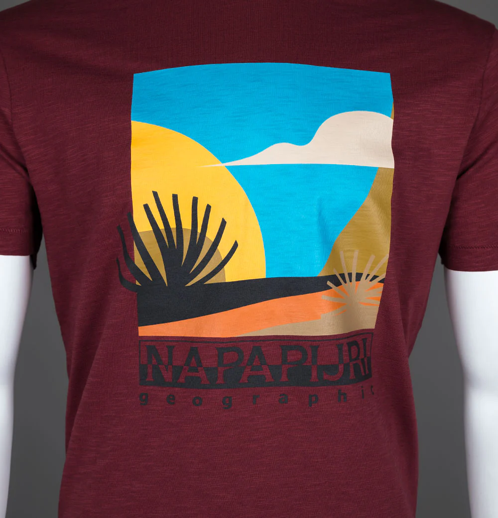 Napapijri S-Arbia T-Shirt Tibetan Red - Image 3