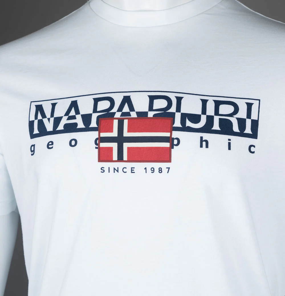 Napapijri S-Aylmer T-Shirt Bright White - Image 3