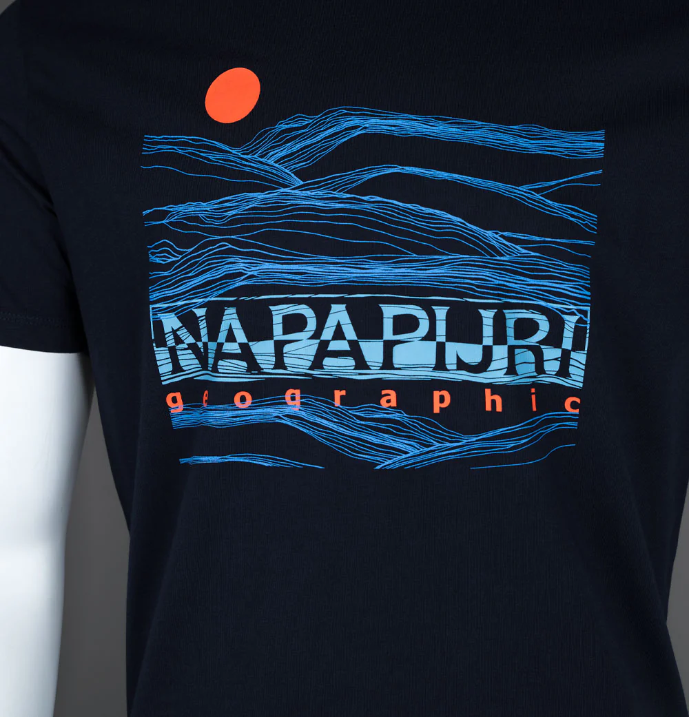Napapijri S-Buti T-Shirt Navy Blue - Image 3