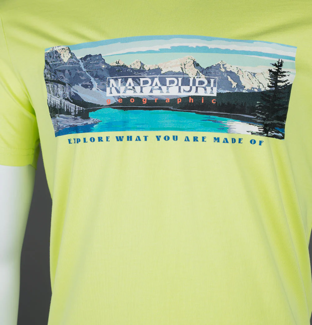Napapijri S-Canada T-Shirt Yellow Sunny - Image 3
